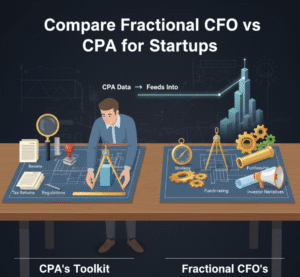 Compare Fractional CFO vs CPA for Startups