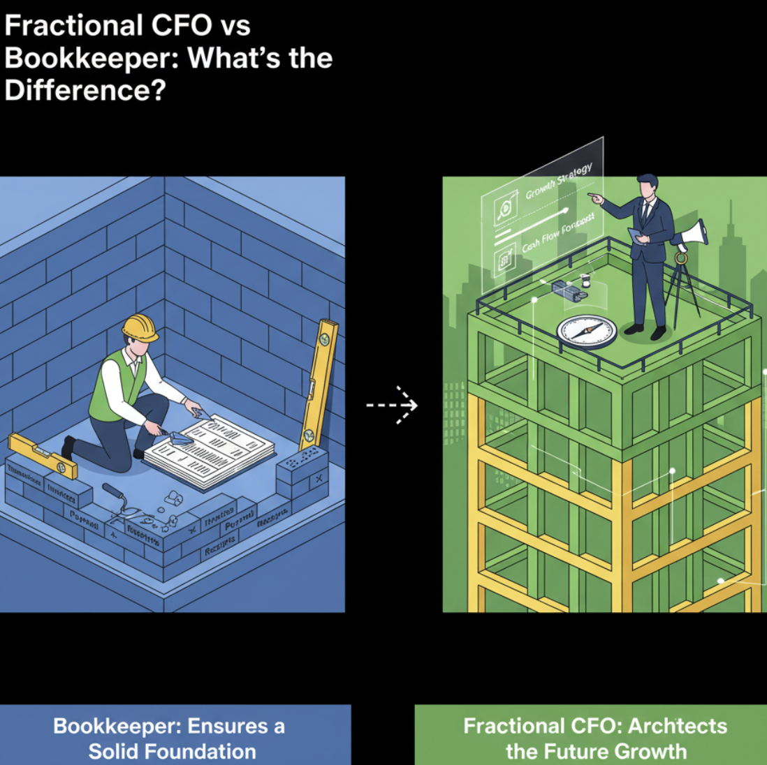 Fractional CFO vs Bookkeepe What’s the Difference?