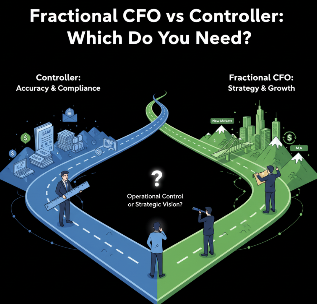 Fractional CFO vs Controller Which Do You Need?
