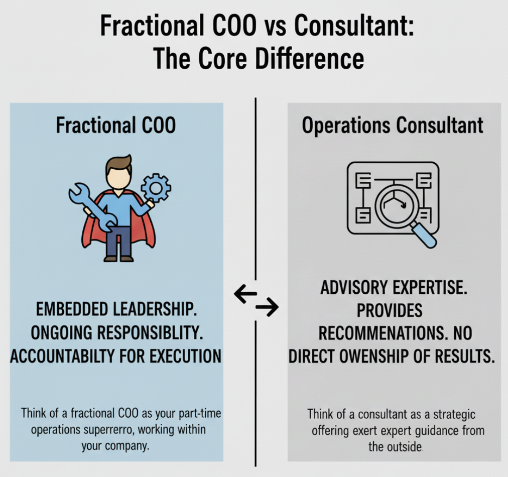 Fractional COO vs Consultant