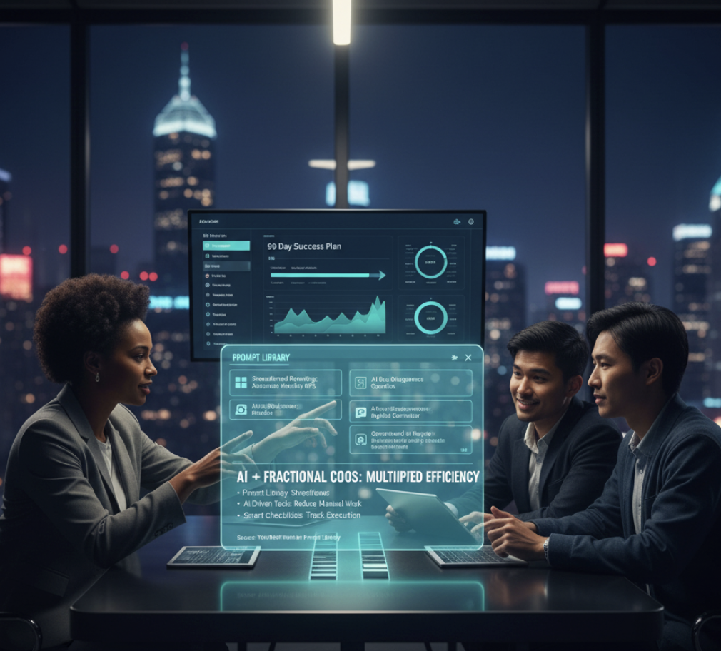 Pairing a fractional COO with AI workflows can multiply efficiency.