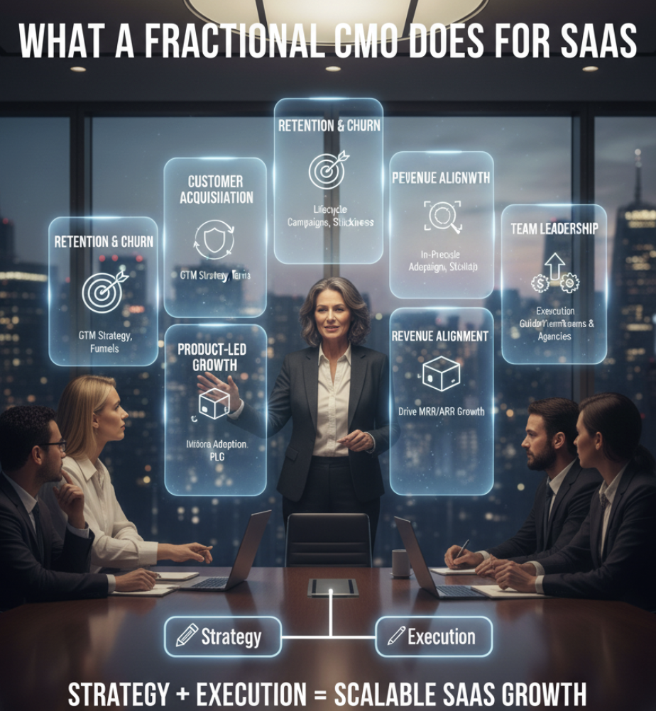 What Does a Fractional CMO Do for SaaS?