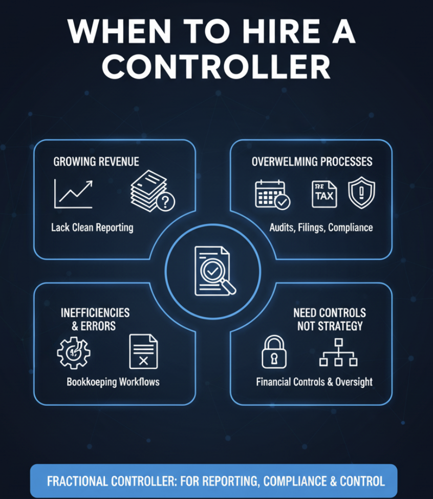 When to hire a controller