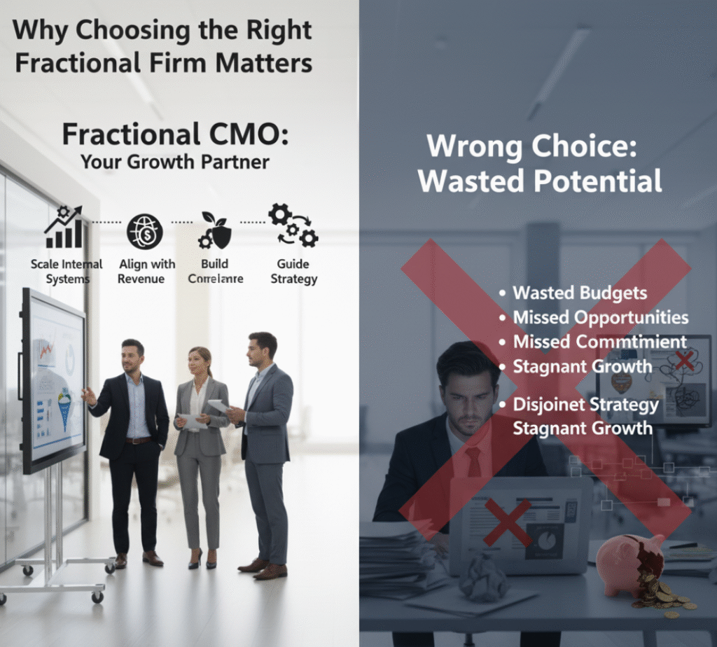 Why Choosing the Right Fractional CMO Firm Matters