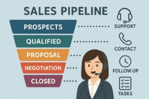 Top 5 Ways a Virtual Assistant Can Support Your Sales Pipeline