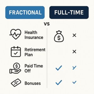 Top 7 Benefits of Hiring a Fractional Executive Over a Full-Time Hire